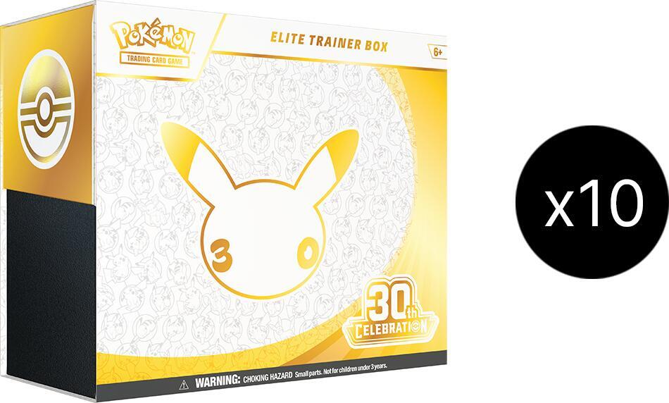 Case d'Elite Trainer Box — 30ᵉ Anniversaire (Anglais)