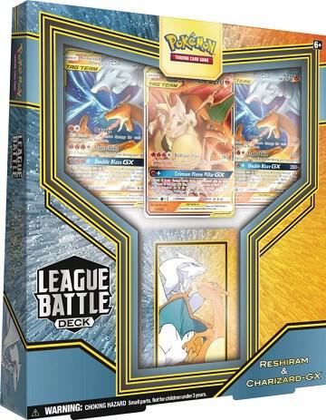 Deck de combat League Reshiram et Dracaufeu GX (Anglais)